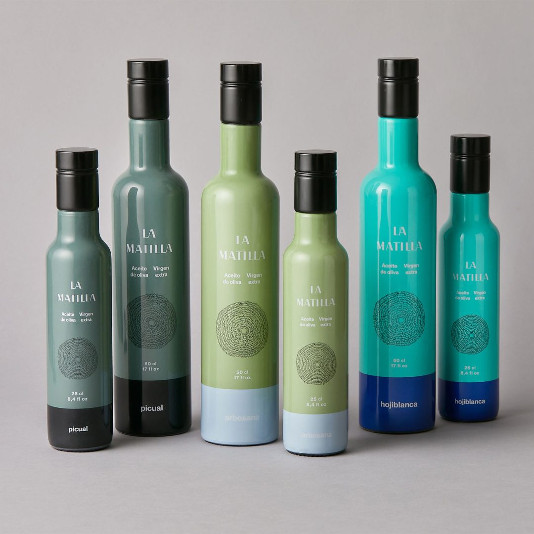 Branding y packaging para Aceites La Matilla
